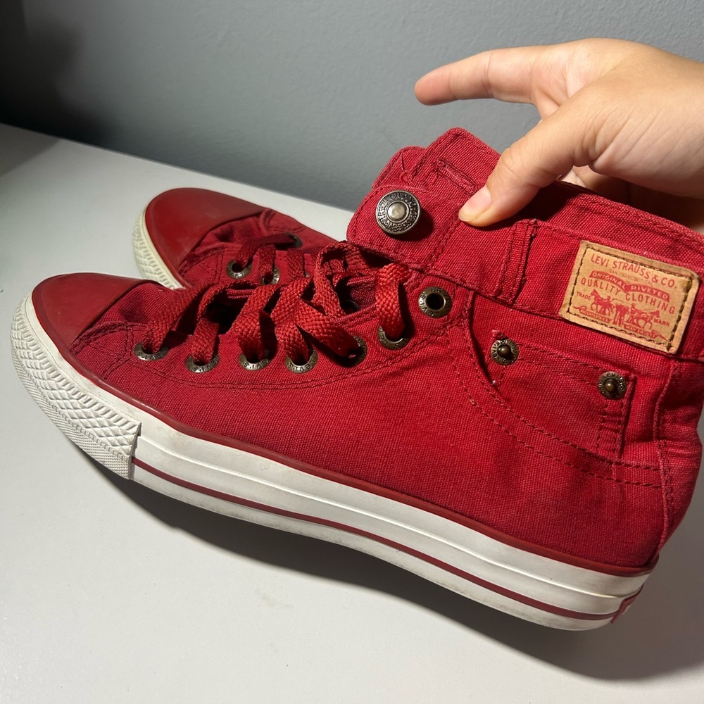 Red Levi High-Top